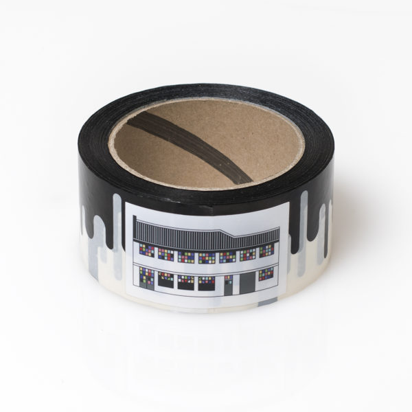 'Stalactite Packaging Tape' - Edition of 72. Sampo £9. .